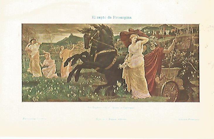 LAMINA ESPASA 3658: El rapto de Proserpina por Crane