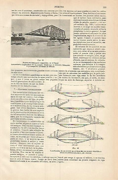 LAMINA ESPASA 3698: Puente del ferrocarril Leopoldino Brasil