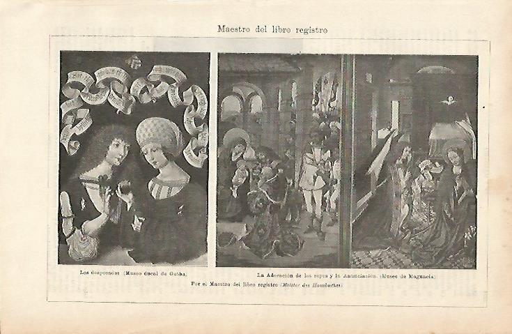 LAMINA ESPASA 3858: Obras del Maestro del libro registro