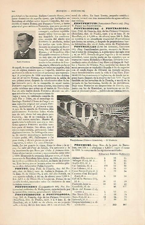 LAMINA ESPASA 3414: Viaducto de Fontpedruse Francia