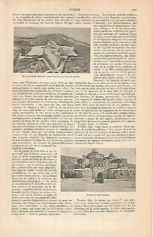 LAMINA ESPASA 3555: Fuerte Reille o Fort Carre en Antibes