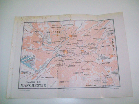 LAMINA ESPASA 3949: Plano de Manchester