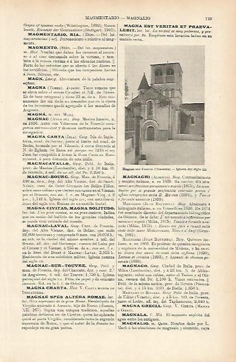 LAMINA ESPASA 3871: Iglesia de Magnac sur Touvre Francia