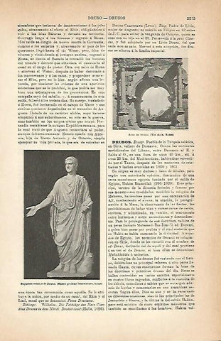 LAMINA ESPASA 3154: Supuesta estatua de Druso