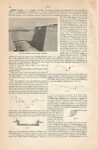 LAMINA ESPASA 3445: Foso del castillo de San Fernando Alicante