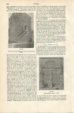 LAMINA ESPASA 3741: Puerta de la torre de Lagopesole Italia