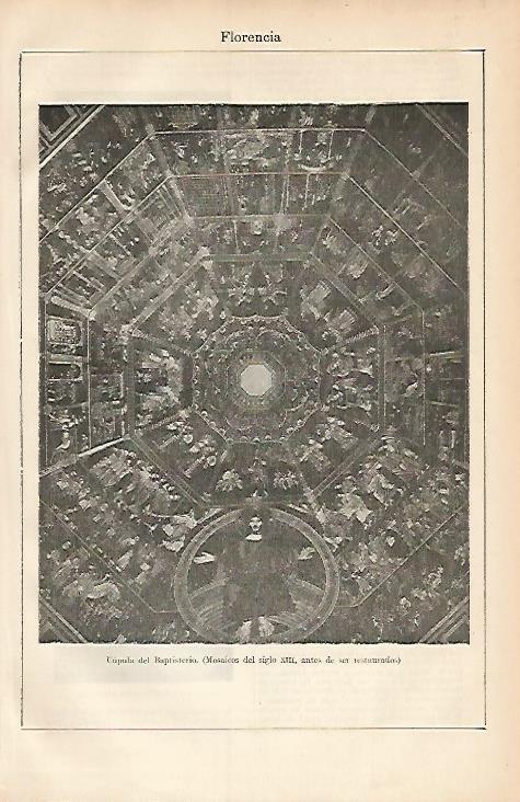LAMINA ESPASA 3376: Cupula del Baptisterio de Florencia