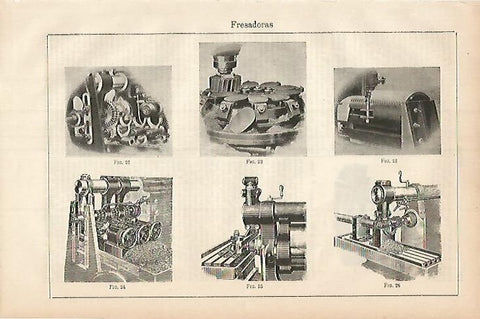 LAMINA ESPASA 3515: Tipos de fresadoras