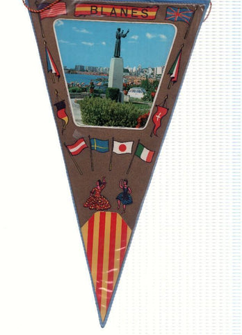 BANDERINES: BLANES, Girona - Imagen del Monumento a Joaquim Ruyra