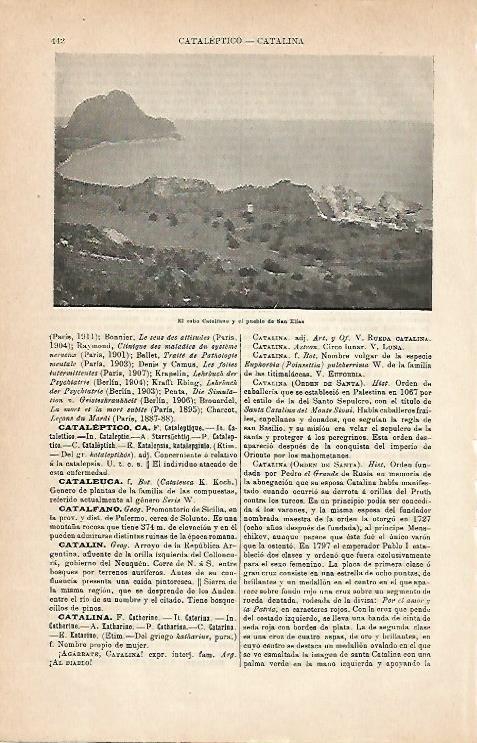 LAMINA ESPASA 3019: El cabo Catalfano Italia