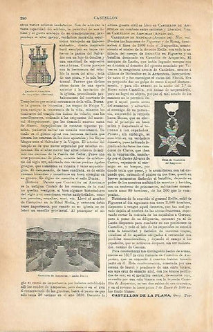 LAMINA ESPASA 3049: Asilo Duran de Castello de Empuries 