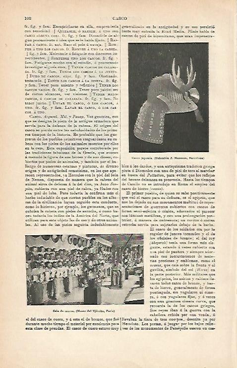 LAMINA ESPASA 3067: Casco de Japon