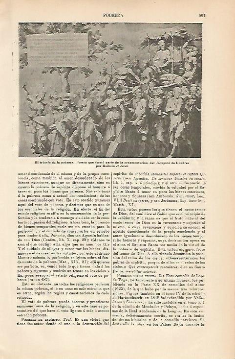 LAMINA ESPASA 3321: El triunfo de la pobreza. Londres