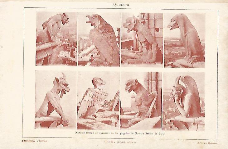 LAMINA ESPASA 3838: Gorgolas de Notre Dame de Paris