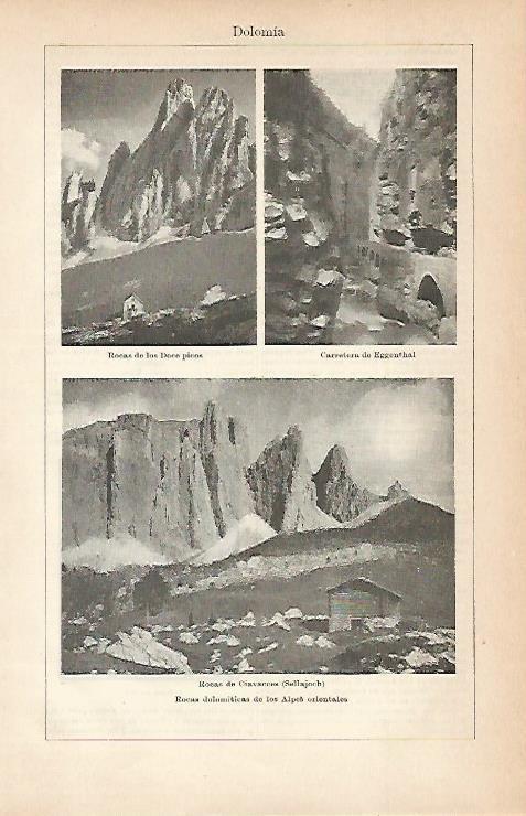 LAMINA ESPASA 3101: Rocas dolomiticas de los Alpes orientales