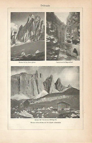 LAMINA ESPASA 3101: Rocas dolomiticas de los Alpes orientales