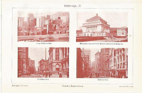 LAMINA ESPASA 3261: Pittsburg Estados Unidos