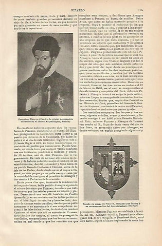 LAMINA ESPASA 3262: Retrato de Francisco Pizarro