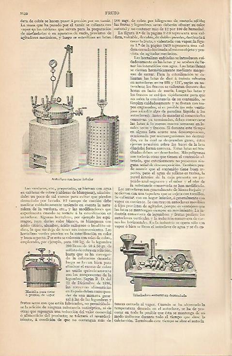 LAMINA ESPASA 3541: Maquinaria para la manipulacion de frutos