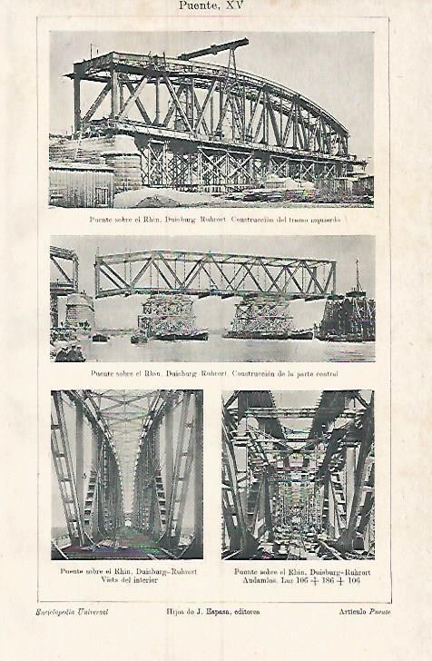 LAMINA ESPASA 3710: Puentes sobre el Rhin
