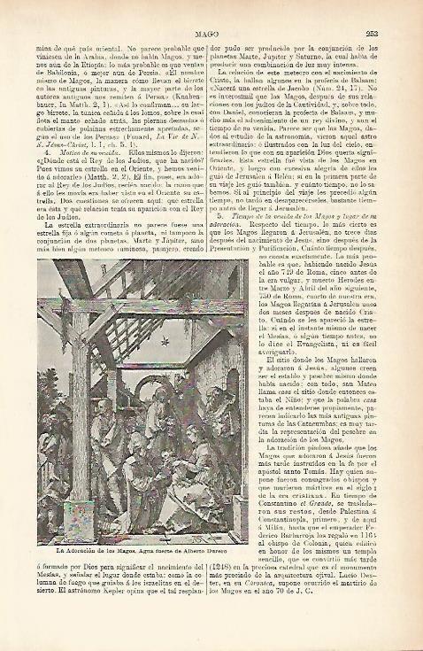 LAMINA ESPASA 3885: La Adoracion de los Magos por Durero