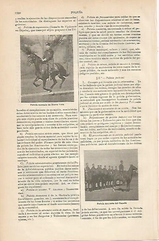 LAMINA ESPASA 3344: Policia montado de Nueva York