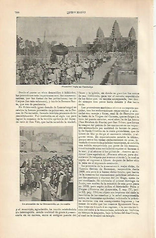 LAMINA ESPASA 3636: Procesion de la Circuncision en Jerusalen