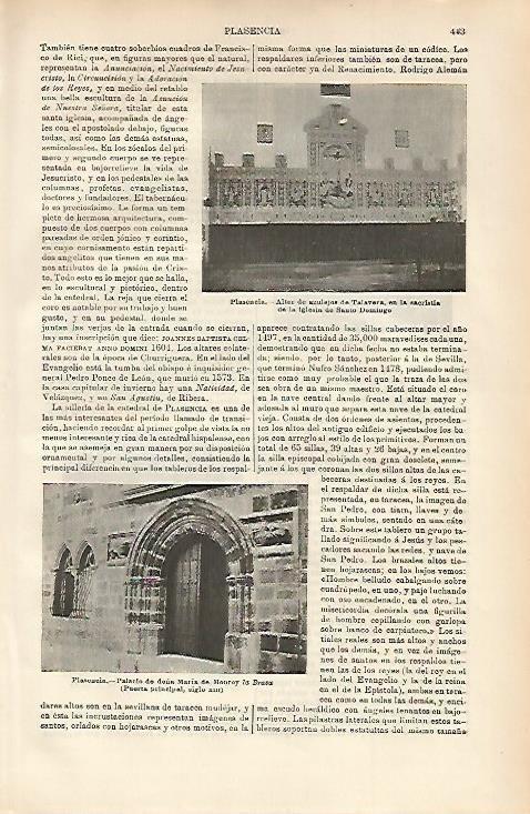 LAMINA ESPASA 3281: Imagenes de Plasencia Caceres
