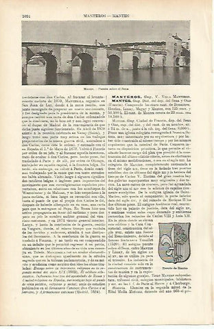 LAMINA ESPASA 3995: Puente sobre el Sena en Mantes Francia