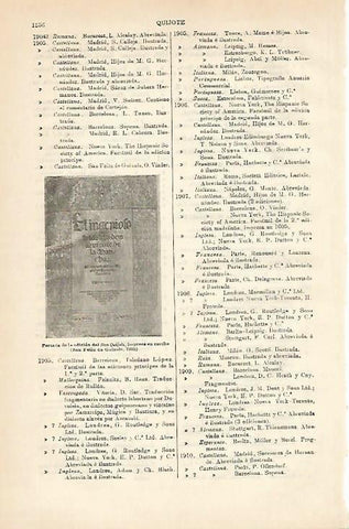 LAMINA ESPASA 3833: portada de la edicion de 1905 de Don Quijote