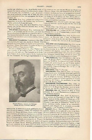 LAMINA ESPASA 3340: Vicente Polero y Toledo retrato de Madrazo