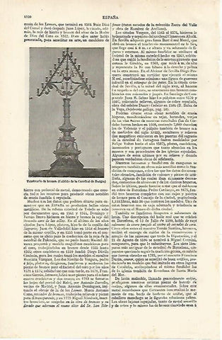 LAMINA ESPASA 20051: Tenebrario de la Catedral de Burgos