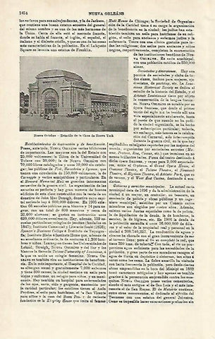LAMINA ESPASA 20319: Estacion de Nueva Orleans