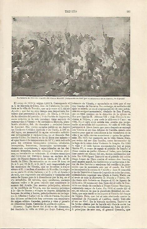LAMINA ESPASA 20387: La Batalla de Treviño