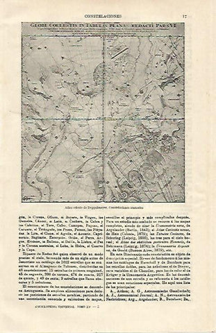 LAMINA ESPASA 20589: Constelaciones australes en el Atlas de Doppelmeyer