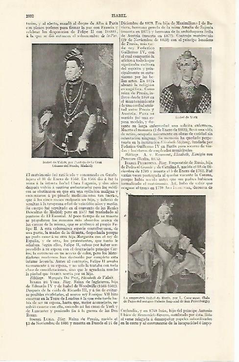LAMINA ESPASA 20858: Isabel de Valois