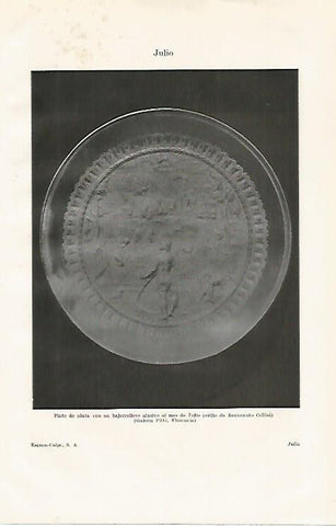 LAMINA ESPASA 21112: Plato del mes de julio de la Galeria Pitti