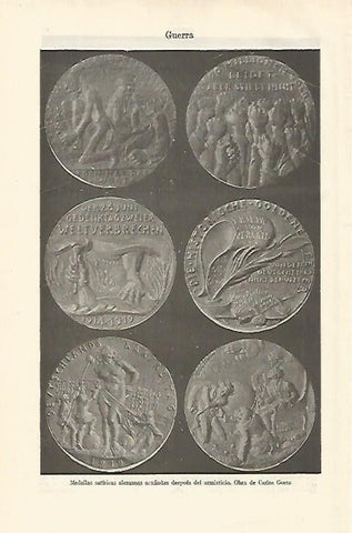 LAMINA ESPASA 21480: Medallas satiricas de Alemania