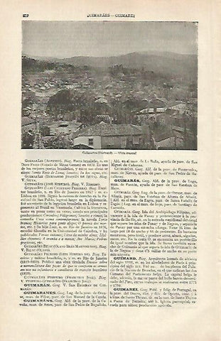 LAMINA ESPASA 21499: Vista de Guimaraes Portugal