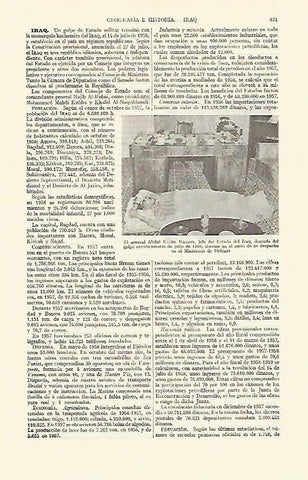 LAMINA ESPASA 21764: El general Abdul Karim Kassem de Irak