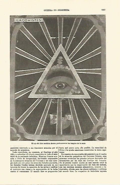 LAMINA ESPASA 22157: Ojo de los Caodaistes