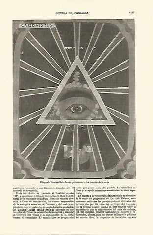 LAMINA ESPASA 22157: Ojo de los Caodaistes