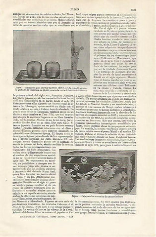 LAMINA ESPASA 20966: accesorios para incienso de Japon