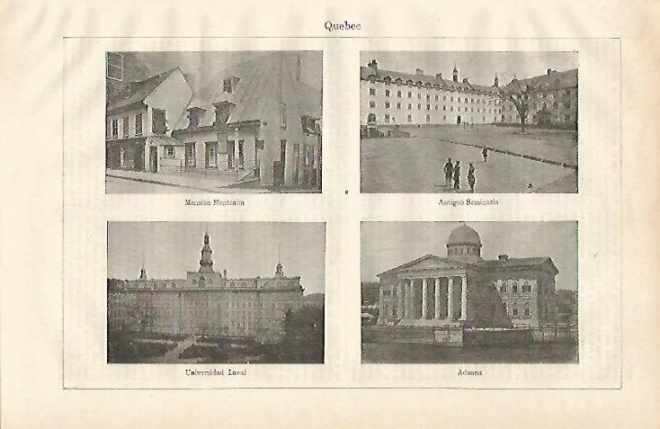 LAMINA ESPASA 20671: Vistas de Quebec