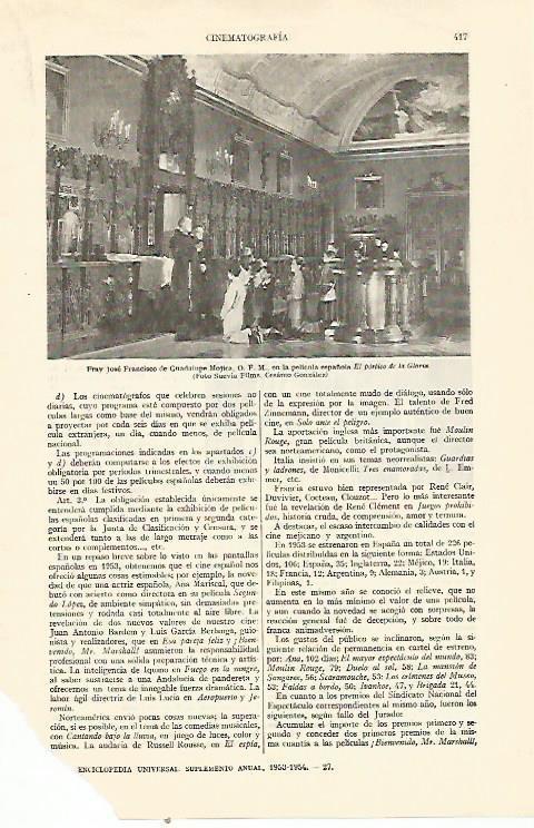 LAMINA ESPASA 21954: Escena de El portico de la Gloria
