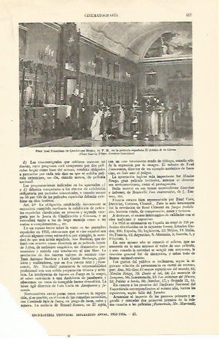 LAMINA ESPASA 21954: Escena de El portico de la Gloria