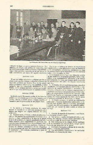 LAMINA ESPASA 22064: Los firmantes del Concordato