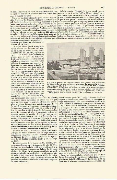 LAMINA ESPASA 21679: Refineria de petroleo en Mataripe Brasil
