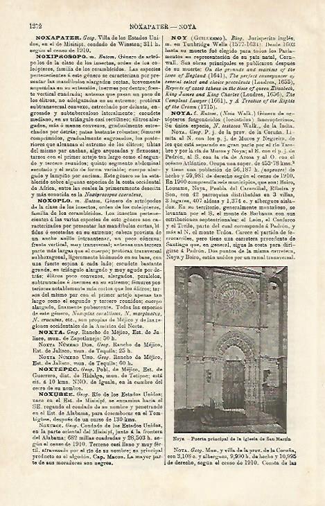LAMINA ESPASA 20297: Iglesia de San Martin en Noya