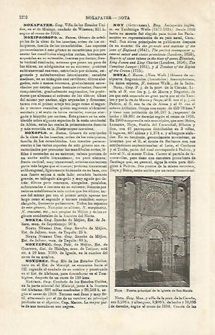 LAMINA ESPASA 20297: Iglesia de San Martin en Noya